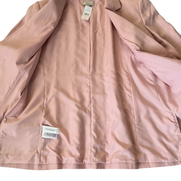 LOFT Women's Pink Blazer Suit Jacket - Picture 12 of 15